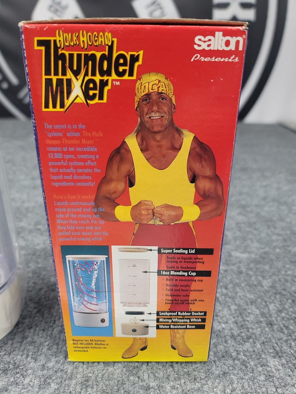 Vintage 1996 Hulk Hogan Thunder Mixer Salton MX10 Wrestling WWF WWE WCW Legend